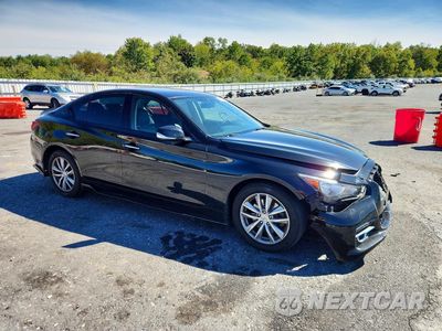 Czwarte zdjęcie samochodu z boku: 2015 INFINITI Q50 BASE VIN:JN1BV7ARXFM413371 - miniatura