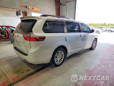 Trzecie zdjęcie samochodu z tyłu: 2015 TOYOTA SIENNA XLE 8-PASSENGER VIN:5TDYK3DC3FS566114 - miniatura