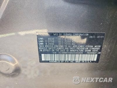 Zdjęcie 12 z 12 samochodu: 2022 SUBARU LEGACY PREMIUM VIN:4S3BWAF64N3005829 - miniatura