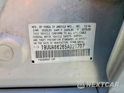 Zdjęcie 12 z 12 samochodu: 2005 ACUR TL VIN:19UUA66265A021707 - miniatura