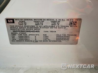 Zdjęcie 13 z 13 samochodu: 2017 CHEVROLET SILVERADO C1500 LT VIN:3GCPCREC0HG403495 - miniatura