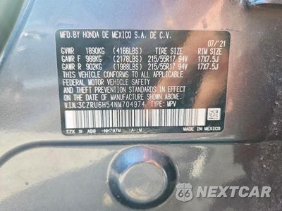 Zdjęcie 13 z 13 samochodu: 2022 HONDA HR-V EX VIN:3CZRU6H54NM704974 - miniatura