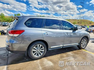 Trzecie zdjęcie samochodu z tyłu: 2015 NISSAN PATHFINDER S VIN:5N1AR2MM7FC696572 - miniatura