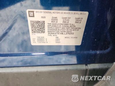 Zdjęcie 13 z 13 samochodu: 2020 CHEVROLET EQUINOX LT VIN:3GNAXTEV8LL279203 - miniatura