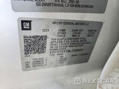 Zdjęcie 12 z 12 samochodu: 2020 CHEVROLET SILVERADO K1500 RST VIN:1GCVYEET6LZ166537 - miniatura