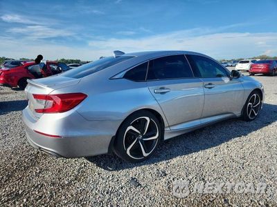 Trzecie zdjęcie samochodu z tyłu: 2020 HONDA ACCORD SPORT VIN:1HGCV1F32LA074106 - miniatura