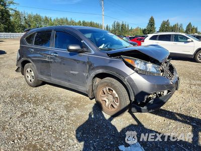 Czwarte zdjęcie samochodu z boku: 2013 HONDA CR-V LX VIN:2HKRM3H36DH521132 - miniatura