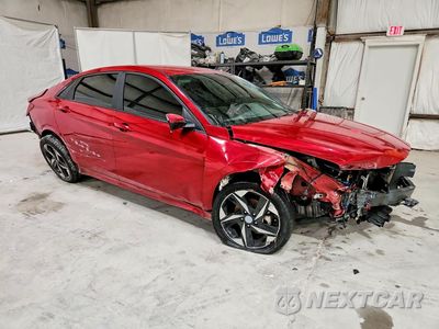 Czwarte zdjęcie samochodu z boku: 2023 HYUNDAI ELANTRA SEL VIN:KMHLS4AG1PU453150 - miniatura