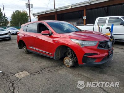 Czwarte zdjęcie samochodu z boku: 2019 ACURA RDX A-SPEC VIN:5J8TC2H64KL031697 - miniatura