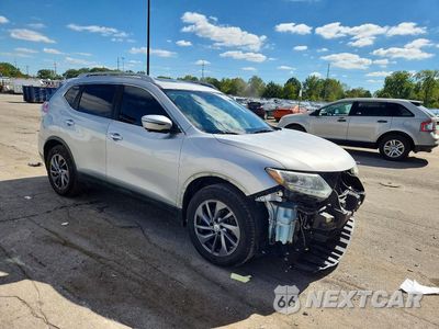 Czwarte zdjęcie samochodu z boku: 2016 NISSAN ROGUE SL VIN:5N1AT2MV8GC766074 - miniatura