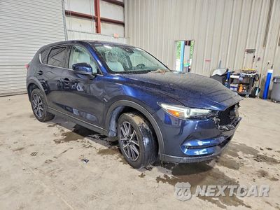 Czwarte zdjęcie samochodu z boku: 2018 MAZDA CX-5 GRAND TOURING VIN:JM3KFBDM9J0421952 - miniatura