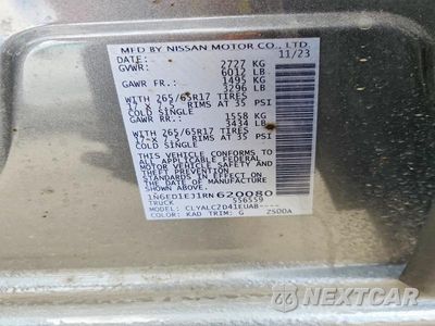 Zdjęcie 14 z 14 samochodu: 2024 NISSAN FRONTIER SV VIN:1N6ED1EJ1RN620080 - miniatura