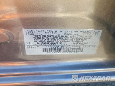 Zdjęcie 12 z 12 samochodu: 2013 NISSAN VERSA 1.6 S VIN:3N1CN7APXDL829155 - miniatura