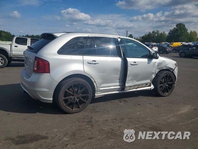 Trzecie zdjęcie samochodu z tyłu: 2013 FORD EDGE SEL VIN:2FMDK4AK8DBE04005 - miniatura