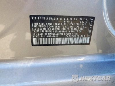 Zdjęcie 12 z 12 samochodu: 2017 VOLKSWAGEN GOLF SPORTWAGEN S VIN:3VWC17AU3HM505041 - miniatura