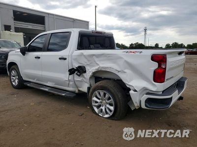 Drugie zdjęcie samochodu z przodu: 2022 CHEVROLET SILVERADO K1500 CUSTOM VIN:1GCPDBEK8NZ535542 - miniatura