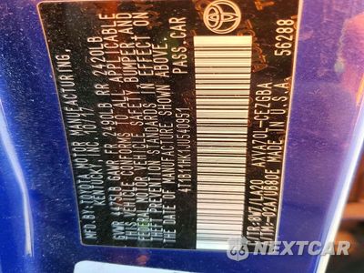 Zdjęcie 13 z 13 samochodu: 2018 TOYOTA CAMRY XLE VIN:4T1B11HK1JU540951 - miniatura