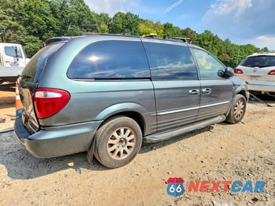 Trzecie zdjęcie samochodu z tyłu: 2003 CHRYSLER TOWN & COUNTRY LXI VIN:2C4GP54L23R216535 - miniatura