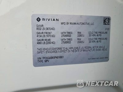 Zdjęcie 14 z 14 samochodu: 2023 RIVIAN R1S ADVENTURE VIN:7PDSGABA5PN016801 - miniatura