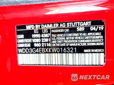 Zdjęcie 13 z 13 samochodu: 2019 MERCEDES-BENZ A 220 VIN:WDD3G4EBXKW016321 - miniatura
