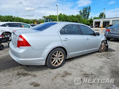 Trzecie zdjęcie samochodu z tyłu: 2012 FORD FUSION SEL VIN:3FAHP0JA2CR177696 - miniatura