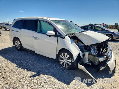 Czwarte zdjęcie samochodu z boku: 2017 HONDA ODYSSEY EXL VIN:5FNRL5H66HB002076 - miniatura