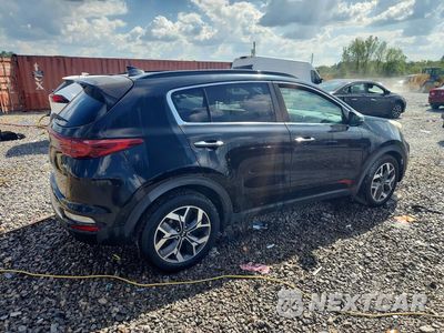 Trzecie zdjęcie samochodu z tyłu: 2020 KIA SPORTAGE EX VIN:KNDPN3ACXL7632803 - miniatura