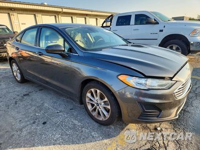 Czwarte zdjęcie samochodu z boku: 2020 FORD FUSION SE VIN:3FA6P0HDXLR135154 - miniatura