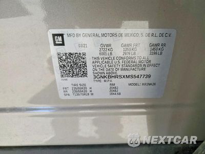 Zdjęcie 14 z 14 samochodu: 2021 CHEVROLET BLAZER 2LT VIN:3GNKBHRSXMS547739 - miniatura