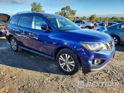 Czwarte zdjęcie samochodu z boku: 2019 NISSAN PATHFINDER SL VIN:5N1DR2MNXKC633241 - miniatura