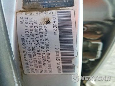 Zdjęcie 12 z 12 samochodu: 2002 VOLKSWAGEN JETTA GLS VIN:WVWSK61J22W623133 - miniatura