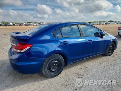 Trzecie zdjęcie samochodu z tyłu: 2013 HONDA CIVIC LX VIN:19XFB2F59DE245959 - miniatura