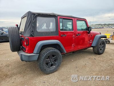 Trzecie zdjęcie samochodu z tyłu: 2009 JEEP WRANGLER UNLIMITED X VIN:1J4GA39199L700162 - miniatura