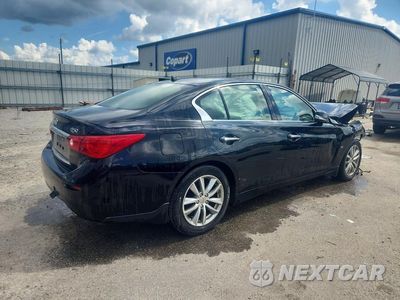 Trzecie zdjęcie samochodu z tyłu: 2015 INFINITI Q50 PREMIUM VIN:JN1BV7AR1FM408964 - miniatura