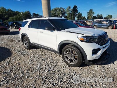 Czwarte zdjęcie samochodu z boku: 2021 FORD EXPLORER XLT VIN:1FMSK8DH0MGA29606 - miniatura