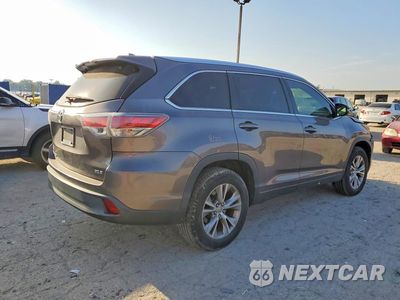Trzecie zdjęcie samochodu z tyłu: 2015 TOYOTA HIGHLANDER XLE VIN:5TDKKRFH6FS047253 - miniatura
