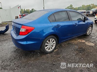 Trzecie zdjęcie samochodu z tyłu: 2012 HONDA CIVIC EX VIN:2HGFB2F81CH538804 - miniatura