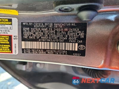 Zdjęcie 12 z 12 samochodu: 2018 TOYOTA CAMRY LE VIN:4T1B11HK3JU151387 - miniatura