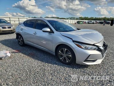 Czwarte zdjęcie samochodu z boku: 2021 NISSAN SENTRA SV VIN:3N1AB8CV2MY310413 - miniatura
