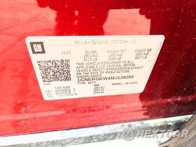Zdjęcie 12 z 12 samochodu: 2021 CHEVROLET TRAVERSE LT VIN:1GNERGKW4MJ128285 - miniatura