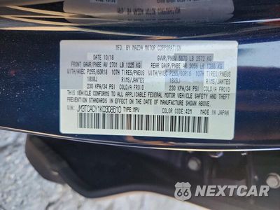 Zdjęcie 13 z 13 samochodu: 2019 MAZDA CX-9 TOURING VIN:JM3TCACY1K0308610 - miniatura