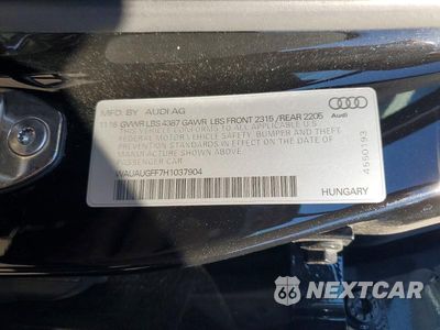 Zdjęcie 12 z 12 samochodu: 2017 AUDI A3 PREMIUM VIN:WAUAUGFF7H1037904 - miniatura