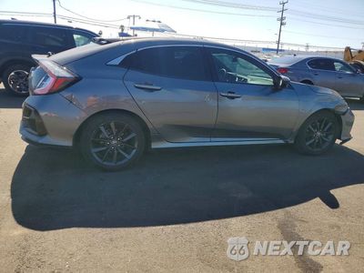 Trzecie zdjęcie samochodu z tyłu: 2021 HONDA CIVIC EX VIN:SHHFK7H62MU200101 - miniatura