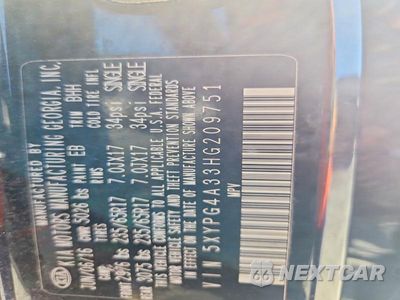 Zdjęcie 13 z 13 samochodu: 2017 KIA SORENTO LX VIN:5XYPG4A33HG209751 - miniatura