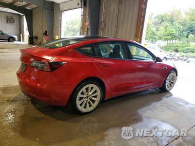 Trzecie zdjęcie samochodu z tyłu: 2022 TESLA MODEL 3 VIN:5YJ3E1EA7NF288338 - miniatura