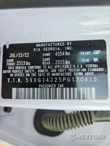 Zdjęcie 13 z 13 samochodu: 2023 KIA K5 LXS VIN:5XXG14J25PG170415 - miniatura