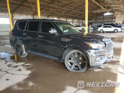 Czwarte zdjęcie samochodu z boku: 2018 INFINITI QX80 BASE VIN:JN8AZ2ND4J9840477 - miniatura