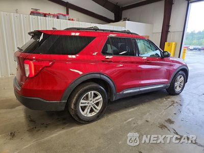 Trzecie zdjęcie samochodu z tyłu: 2021 FORD EXPLORER XLT VIN:1FMSK8DH3MGA26182 - miniatura