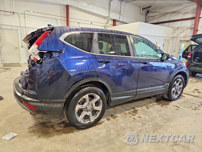 Trzecie zdjęcie samochodu z tyłu: 2019 HONDA CR-V EX VIN:7FARW2H51KE011034 - miniatura