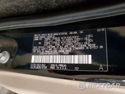 Zdjęcie 13 z 13 samochodu: 2006 TOYOTA TUNDRA DOUBLE CAB LIMITED VIN:5TBDT48106S533722 - miniatura